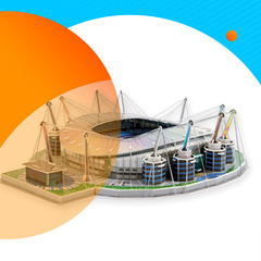 3D конструкторы стадионов